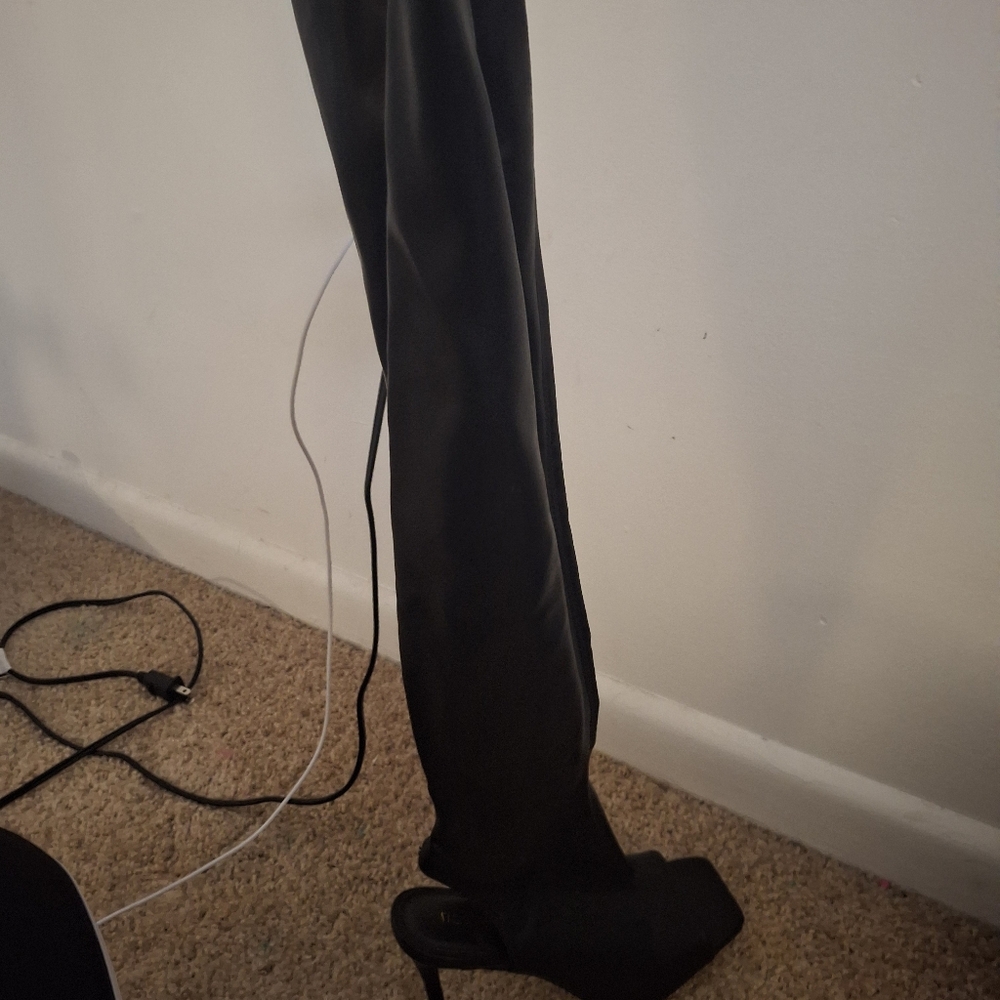 Fashion Nova Black Heeled Boots